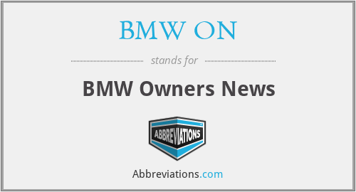BMW ON - BMW Owners News